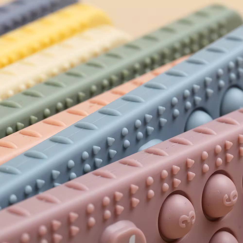 Telephone Silicone Pop-it Teether