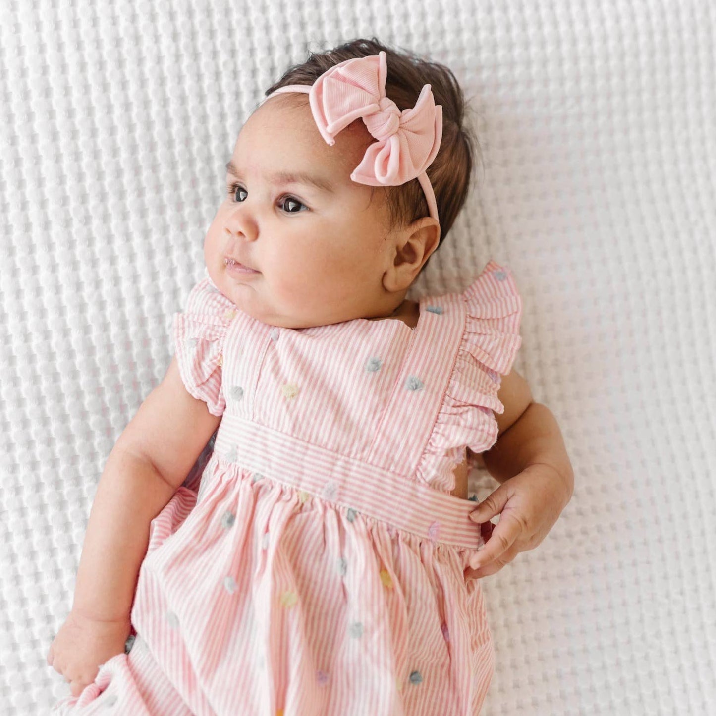 Baby Bling Baby FAB Skinny soft nylon bow headband