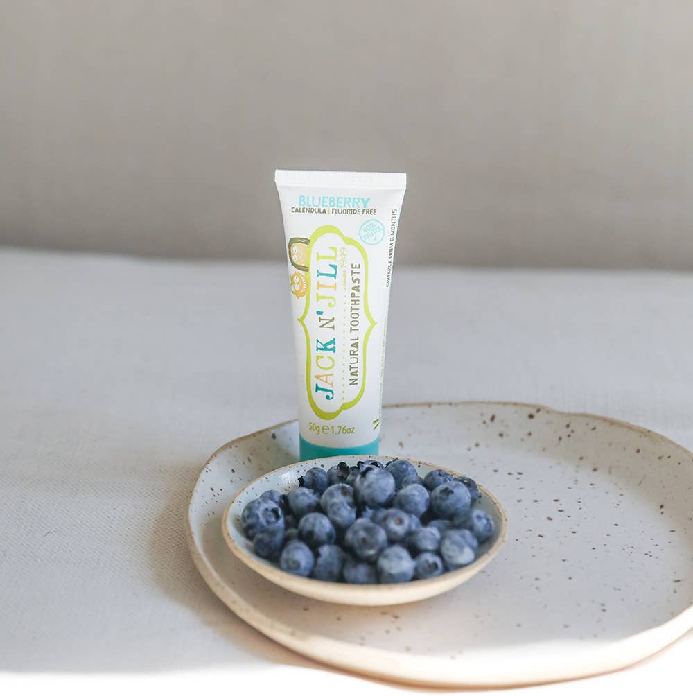 Jack N' Jill Natural Certified Kids Toothpaste Blueberry 50g