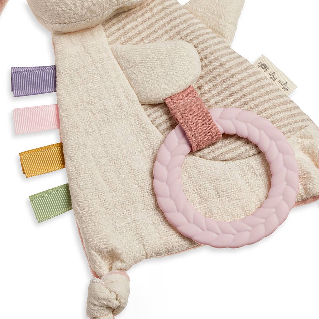 Bitzy Crinkle Sensory Toy with Teether