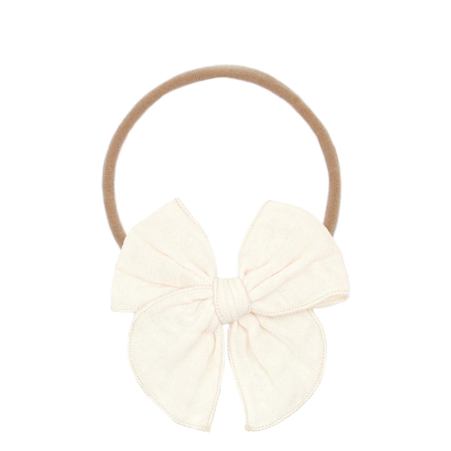 Cloud Muslin Heirloom Bow