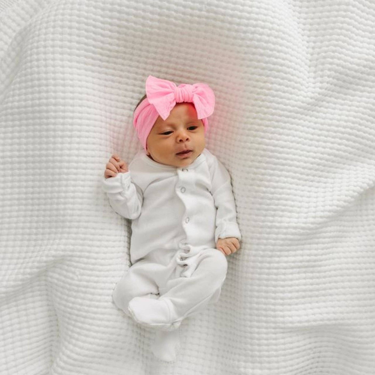 Baby Bling The Original Knot headband Neon pink