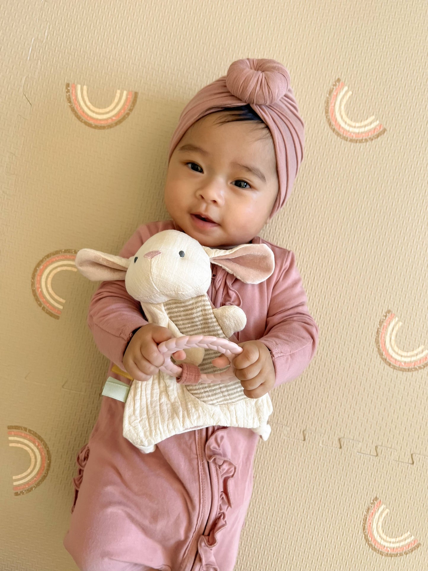 Bitzy Crinkle Sensory Toy with Teether