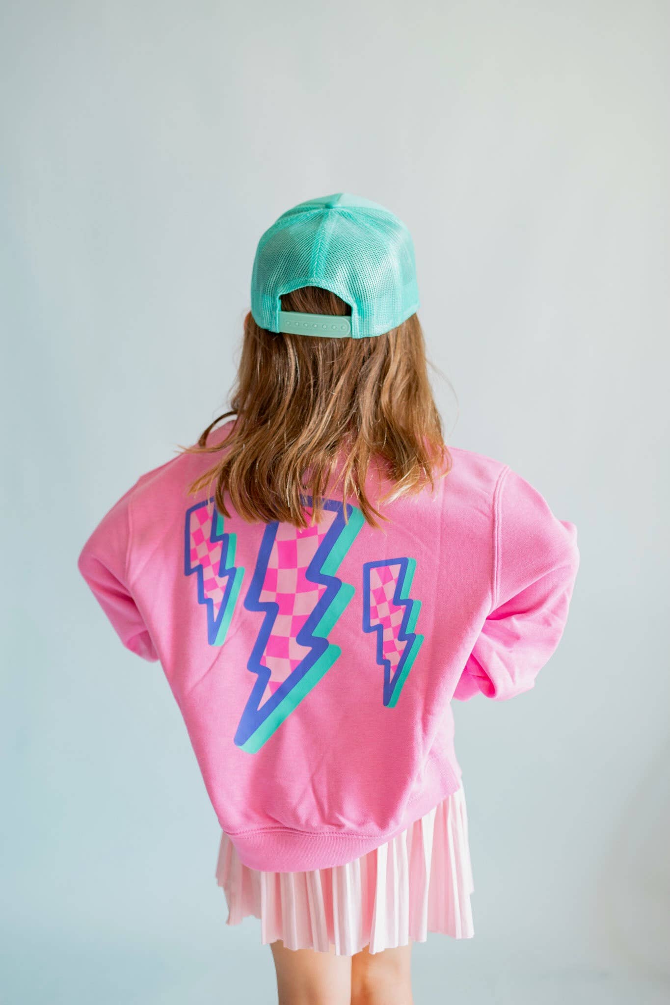 XOXO by Magpies Anything is Possible Lightning Sweatshirt | Berry Pink