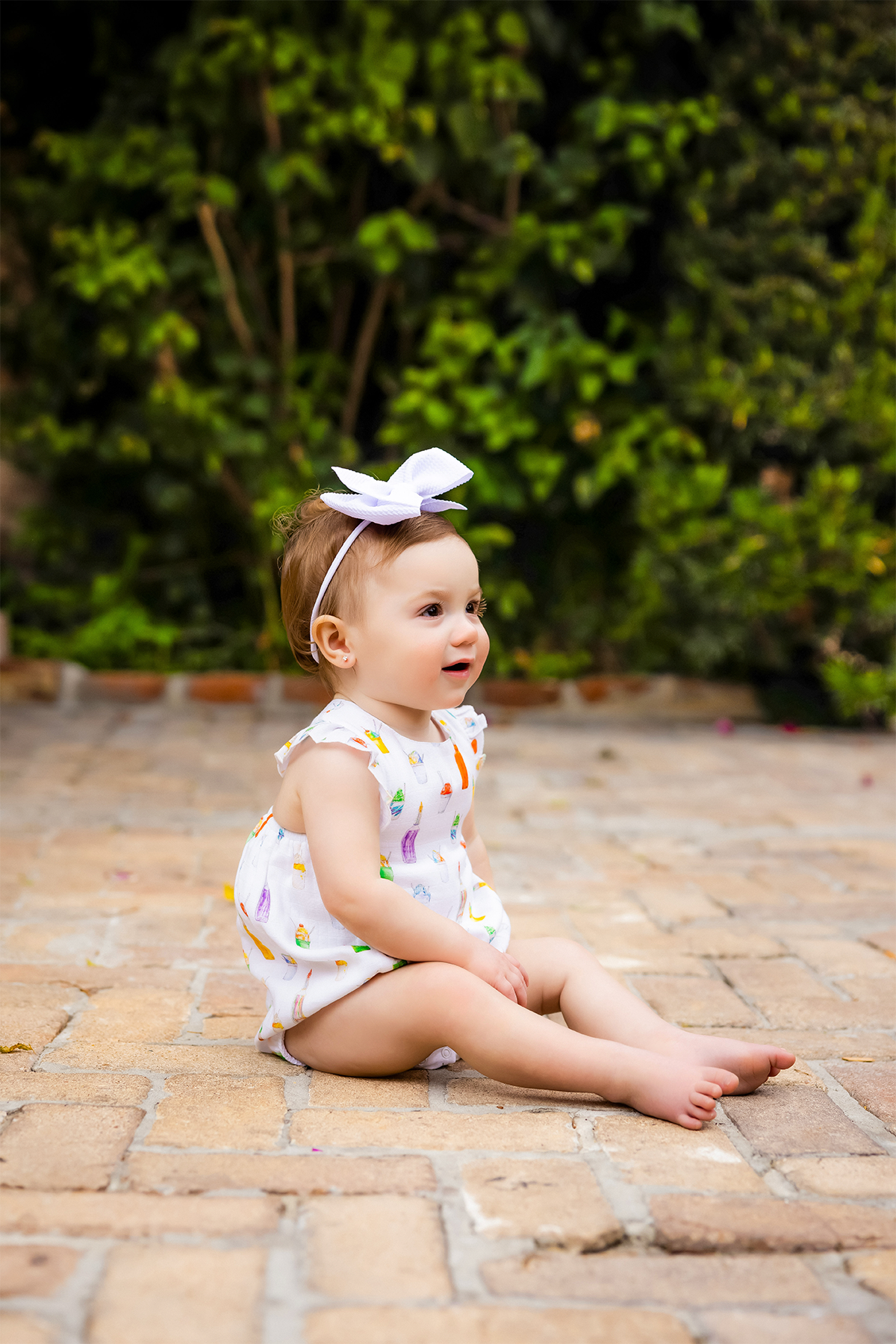 Sugar, Ice, & Everything Nice Organic Muslin Bubble Romper
