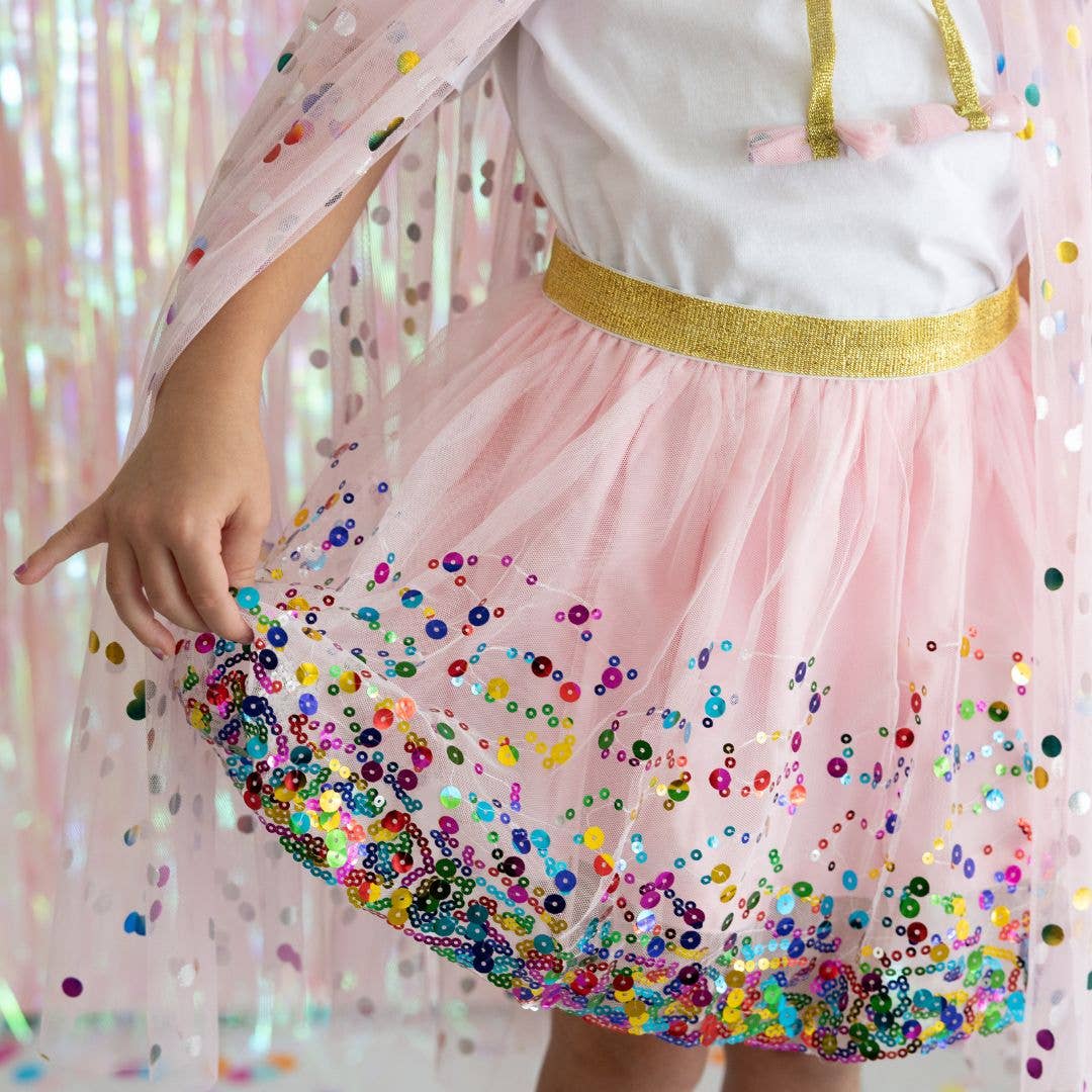 Pink Confetti Tutu Dress Up
