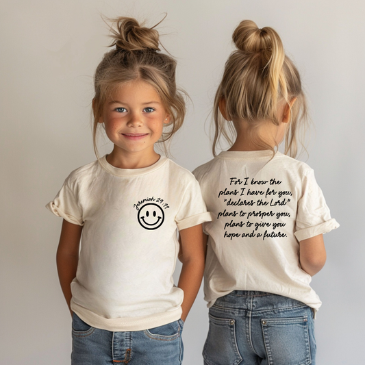 For I Know the Plans Kids + Youth Tee