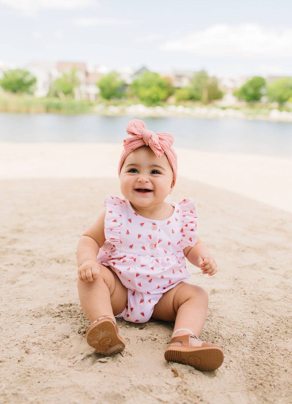 Betsy Bubble in Watermelon | Baby Girl Bubble | Summer Preorder