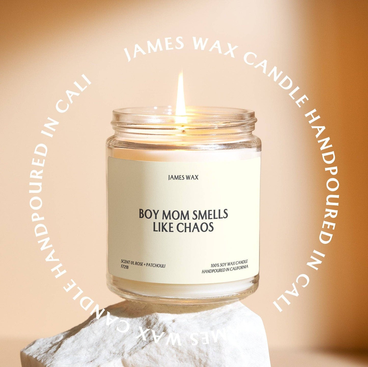 Boy Mom Smells Like Chaos Candle