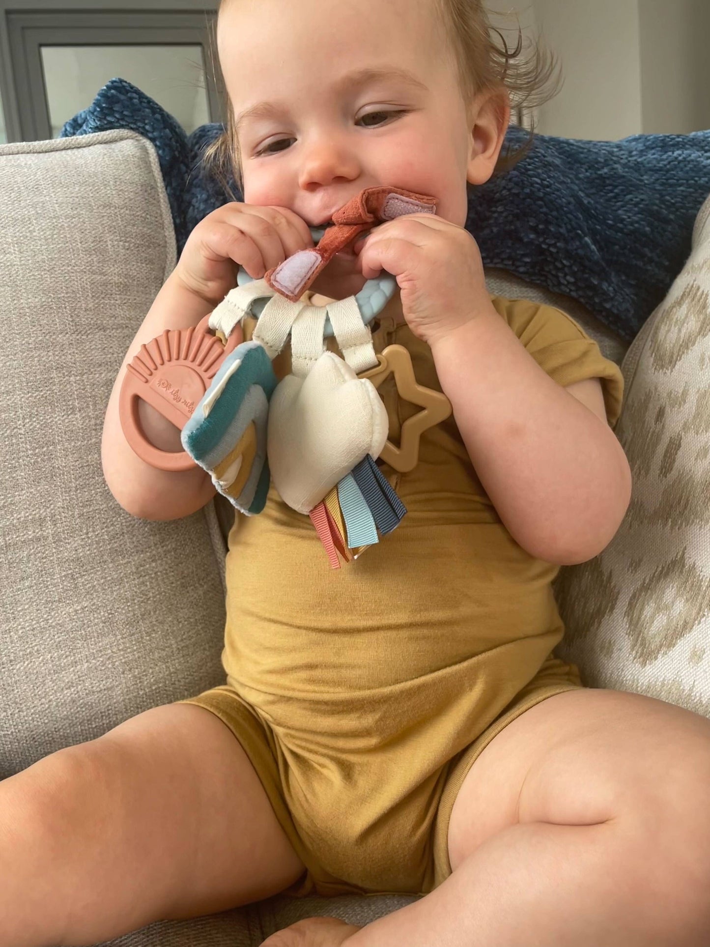 Bitzy Busy Ring Teething Activity Toy