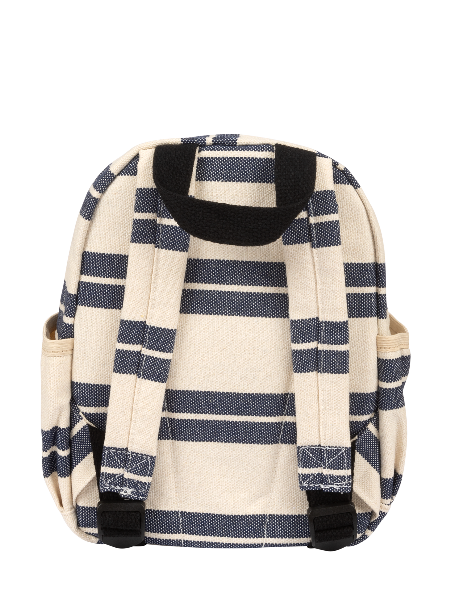 Backpack (Navy Striped Canvas)