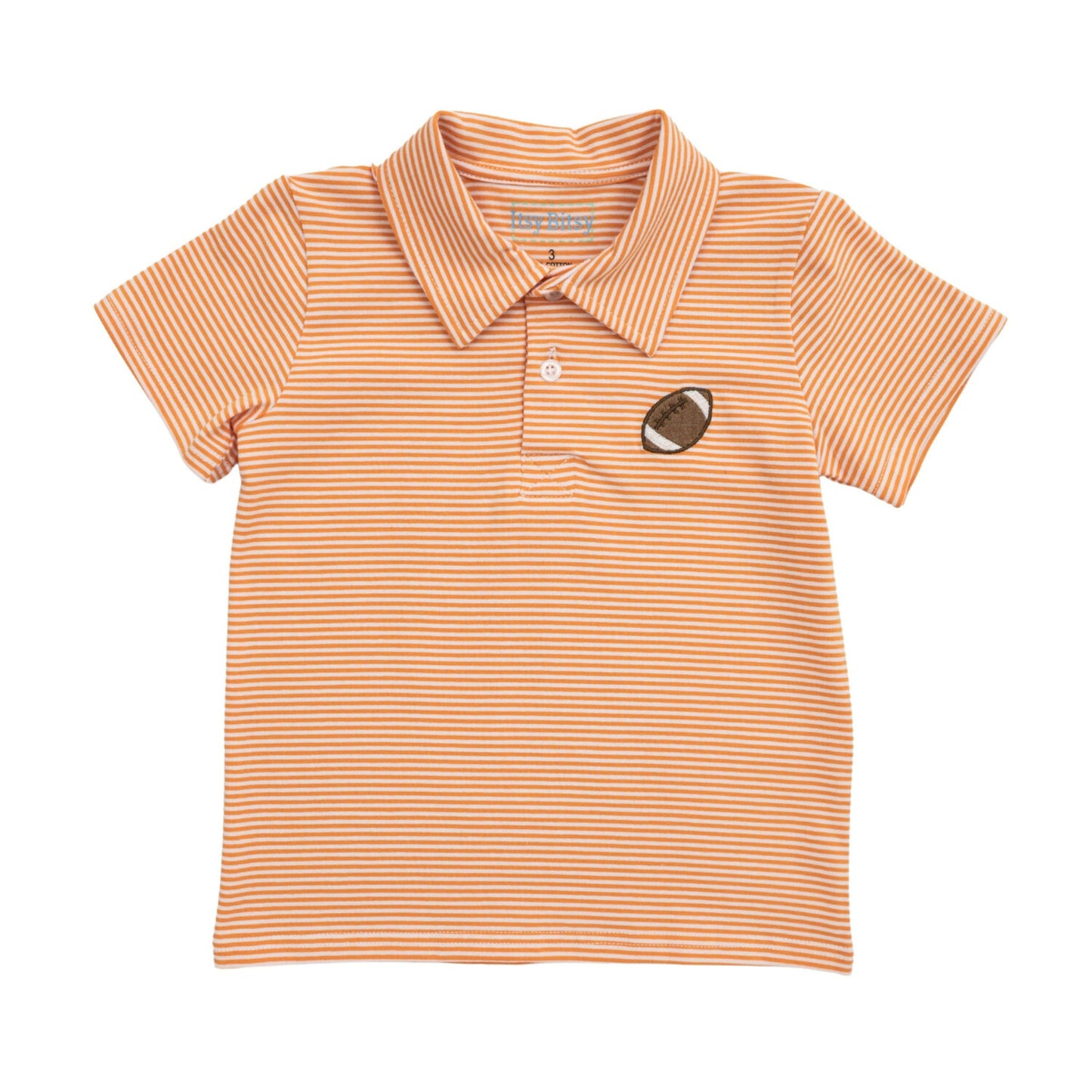 Football Polo-Burnt Orange