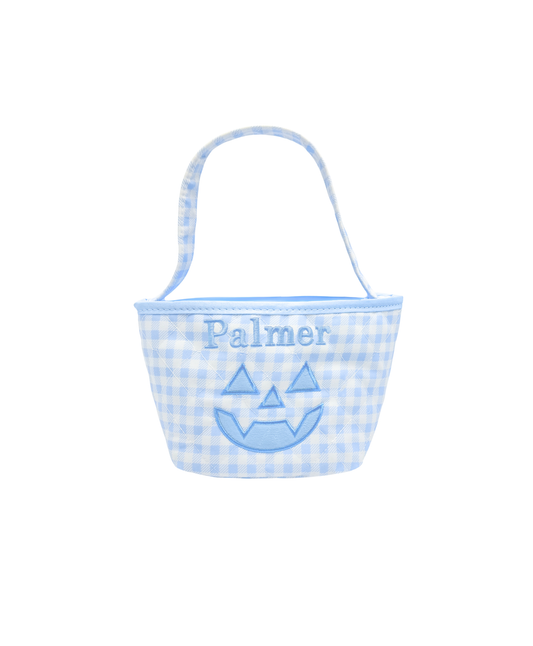 Blue Petite Pumpkin Tote