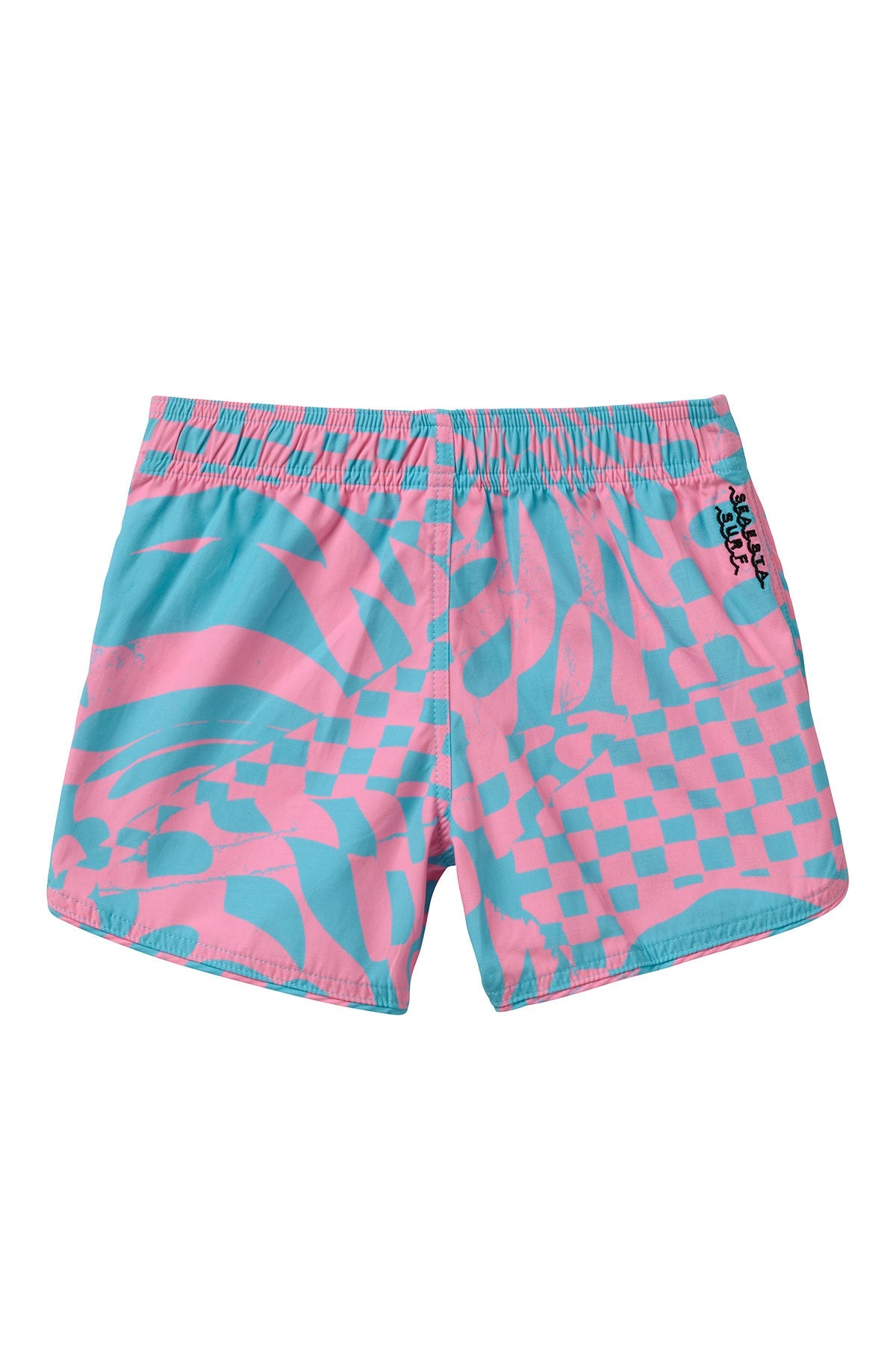 Scallop Retro Flare Boardshort Hazy Daze Bubblegum