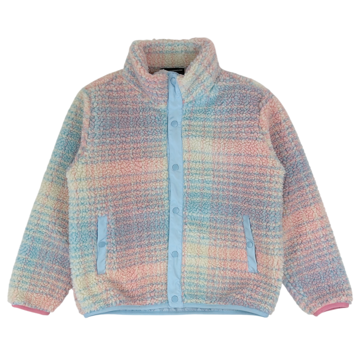 SHERPA JACKET COTTON CANDY