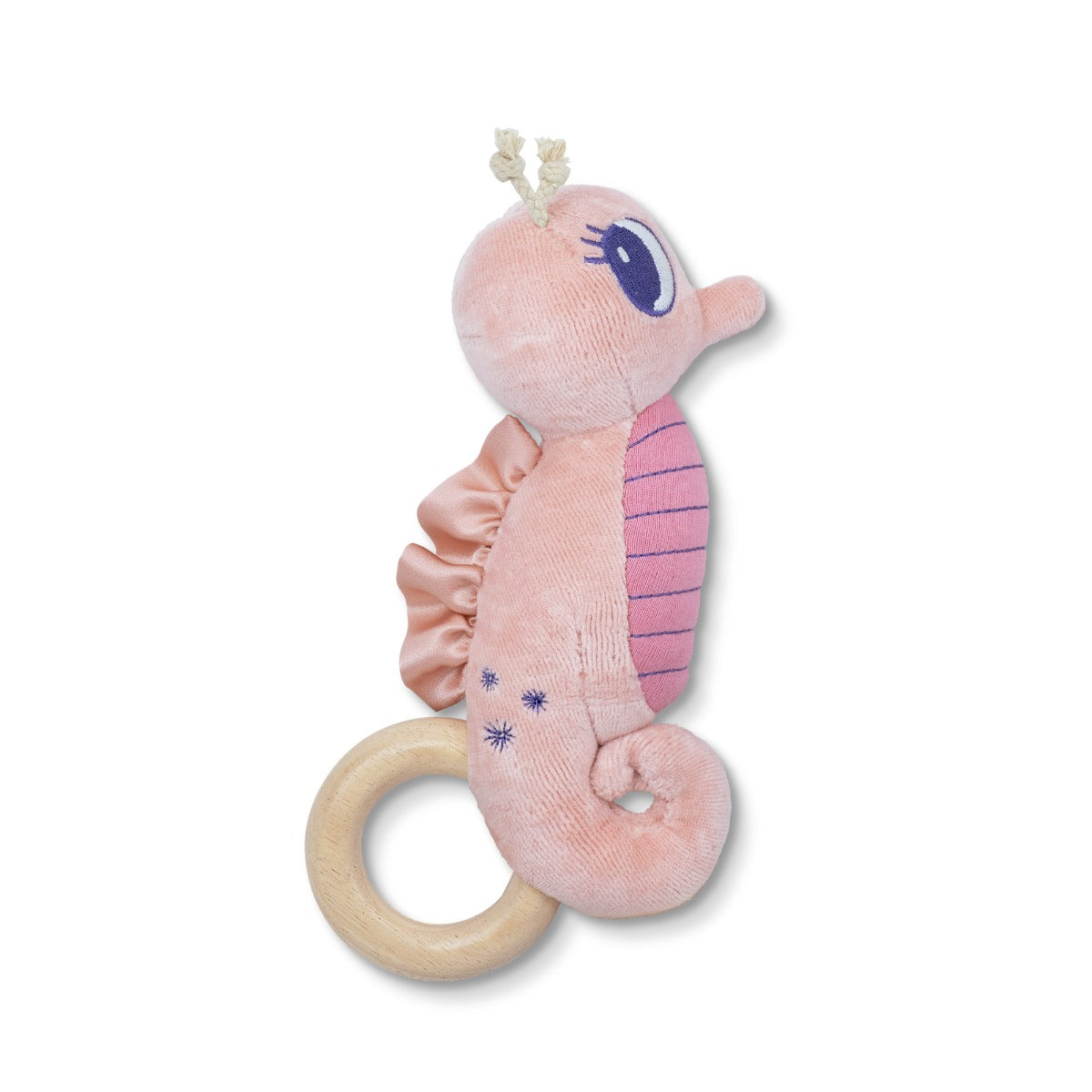 Pink Seahorse Rattle