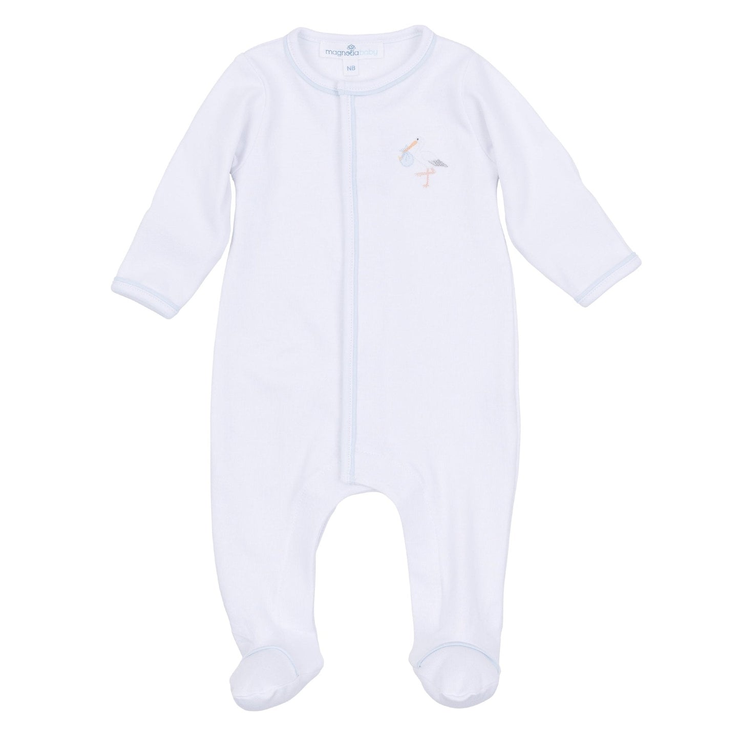 Stork Footie Light Blue