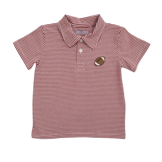 Football Polo-Maroon
