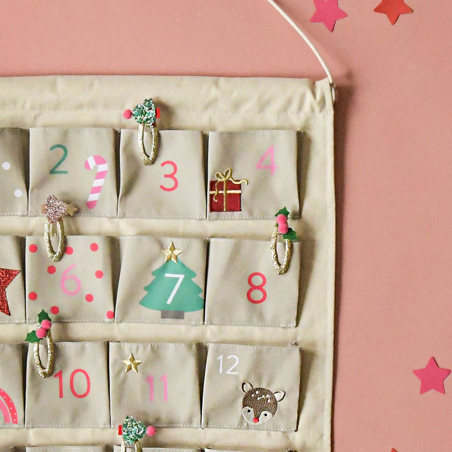 Jolly Christmas Reusable Advent Calendar (NEW)