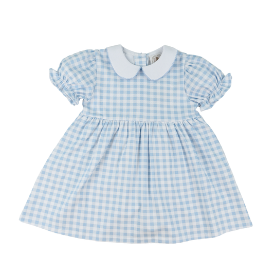 Blue Gingham Collins Classic Dress