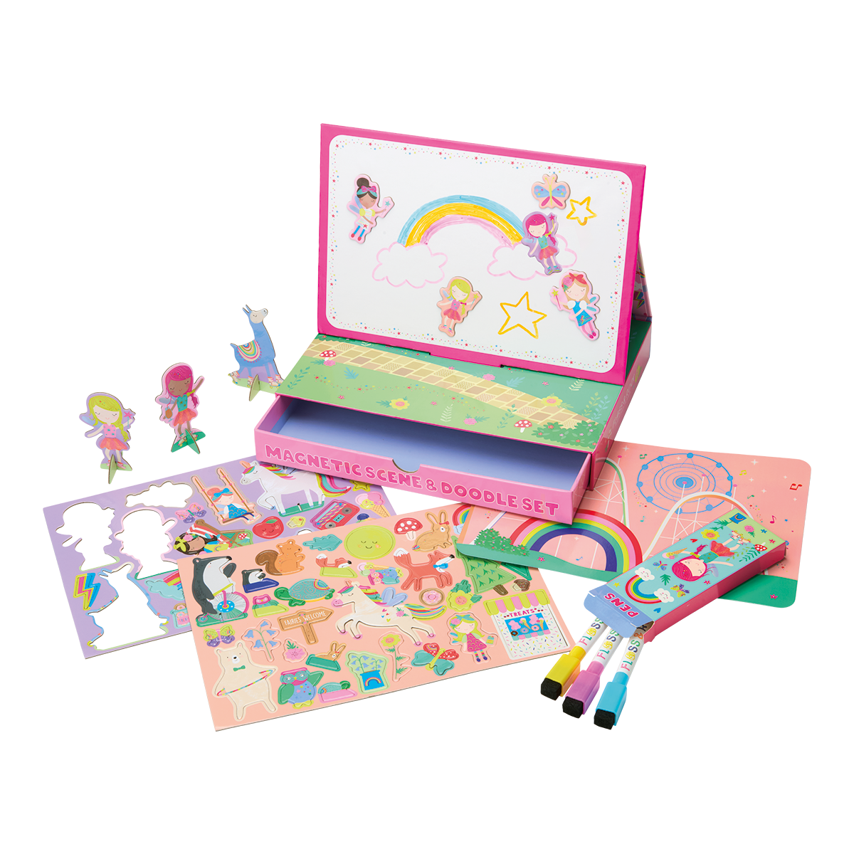 Rainbow Fairy Magnetic Scene & Doodle Set