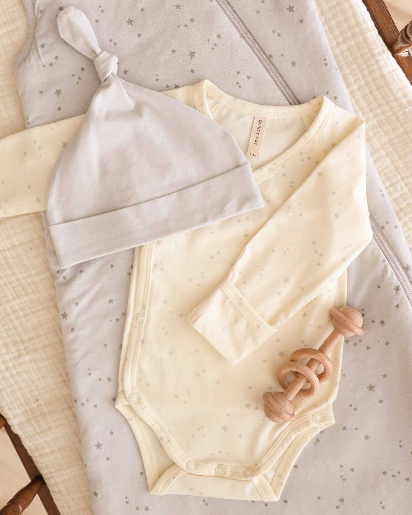 Side Snap Bodysuit Stars
