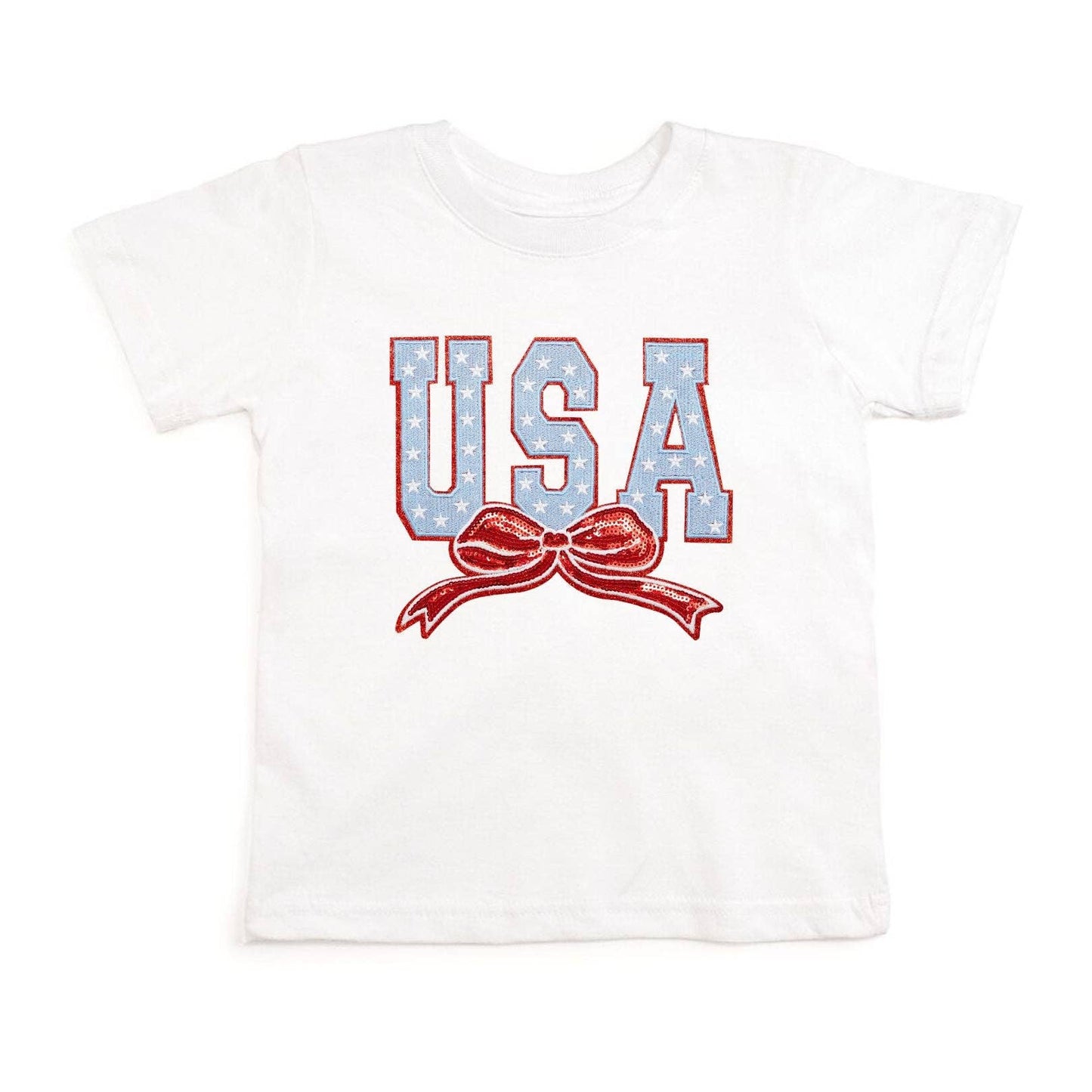 USA Stars & Bow Patch T-Shirt
