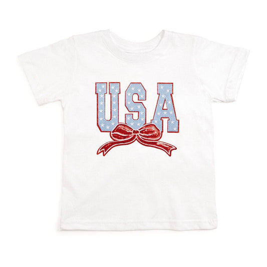 USA Stars & Bow Patch T-Shirt