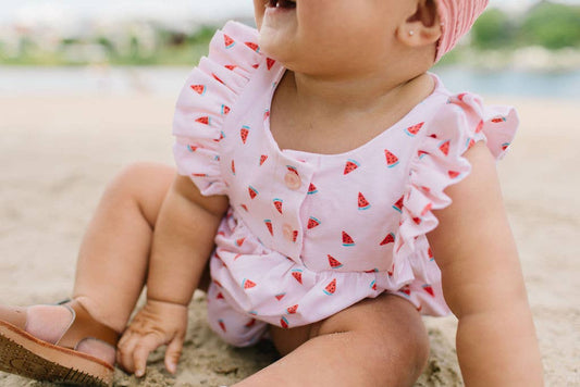 Betsy Bubble in Watermelon | Baby Girl Bubble | Summer Preorder