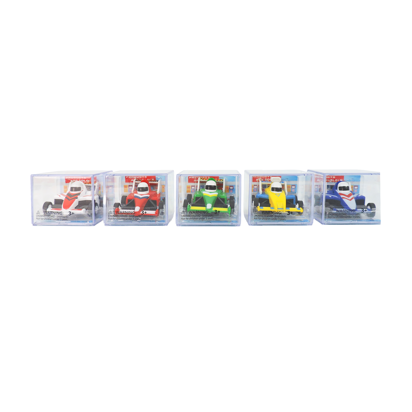 Rollin’ Diecast Pull-Back Racing Car in Clear Box