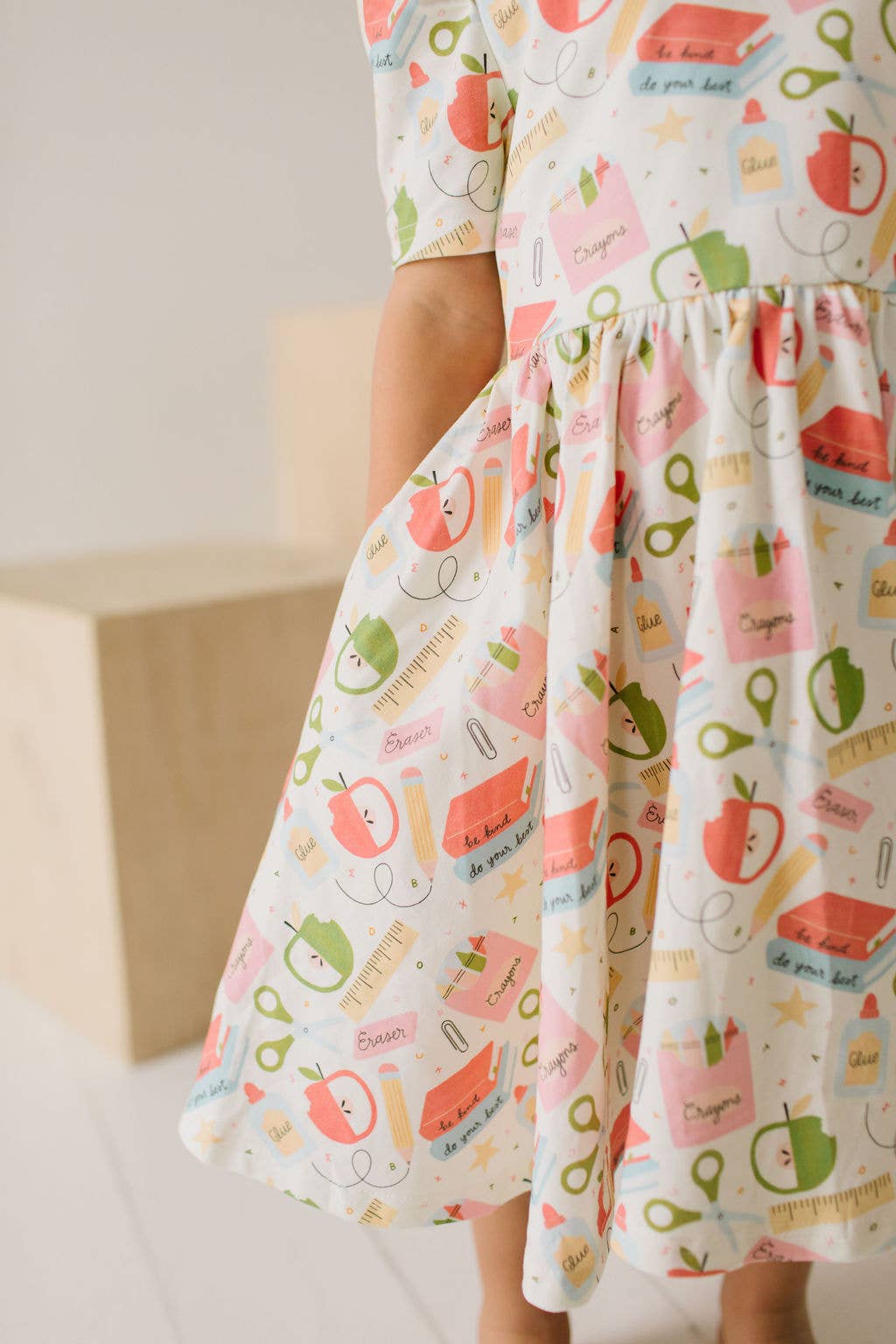 Puff Dress in School Vibes