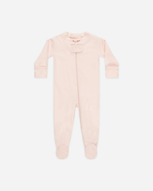 Zip Longsleeve Sleeper Footie Petal