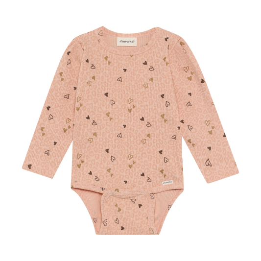 Long Sleeve Body Suit Cameo Rose