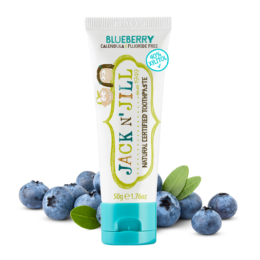 Jack N' Jill Natural Certified Kids Toothpaste Blueberry 50g