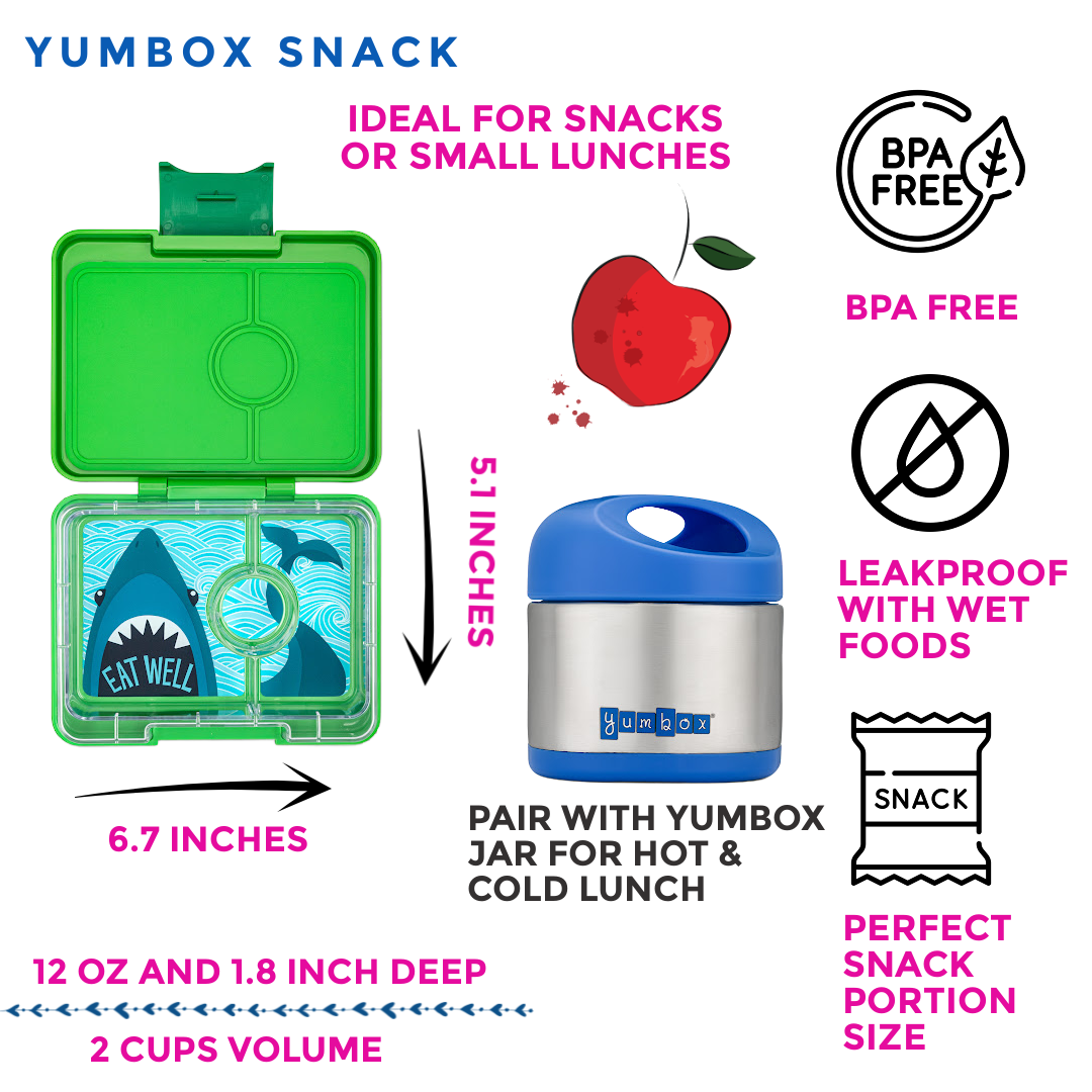 Yumbox Snack - Small Size Bento Lunch Box