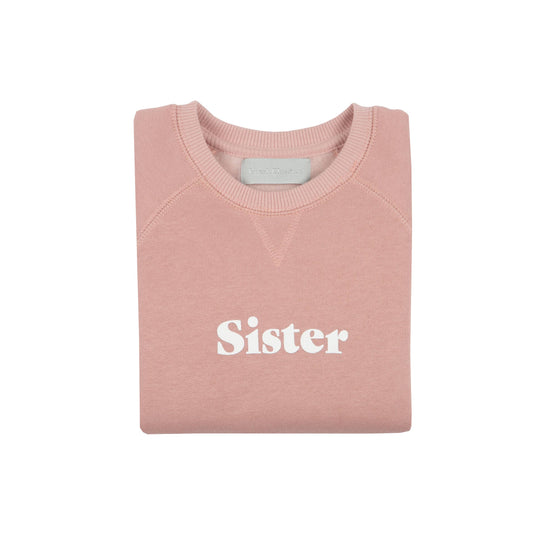 Faded Blush 'SISTER' Sweatshirt