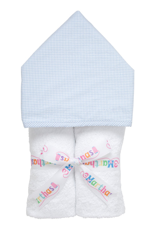 Small Check Everykid Towel Blue