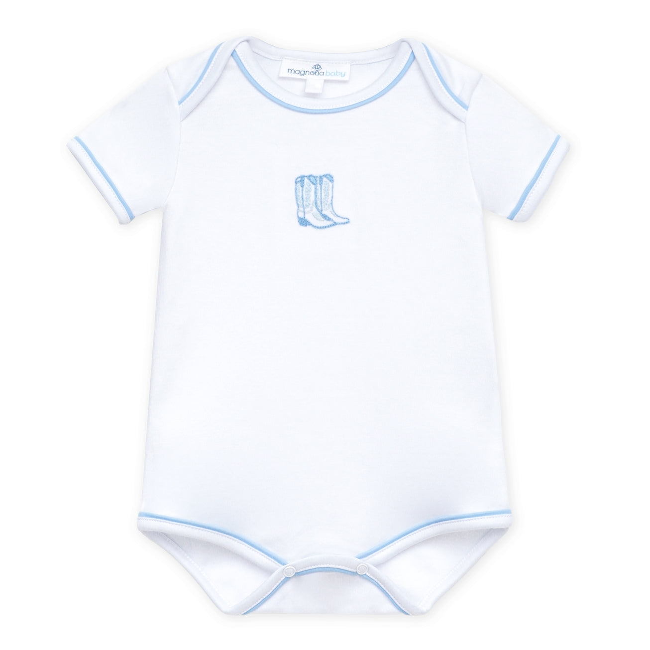Darling Cowboy Boots Bodysuit Blue