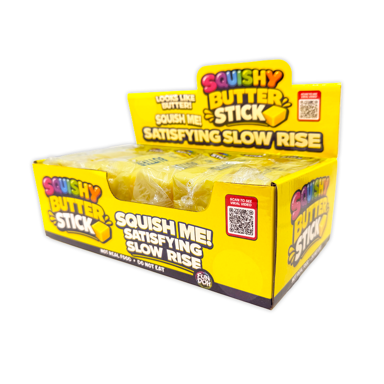 6" Butter Stick Slow-Rise Squishy Toy