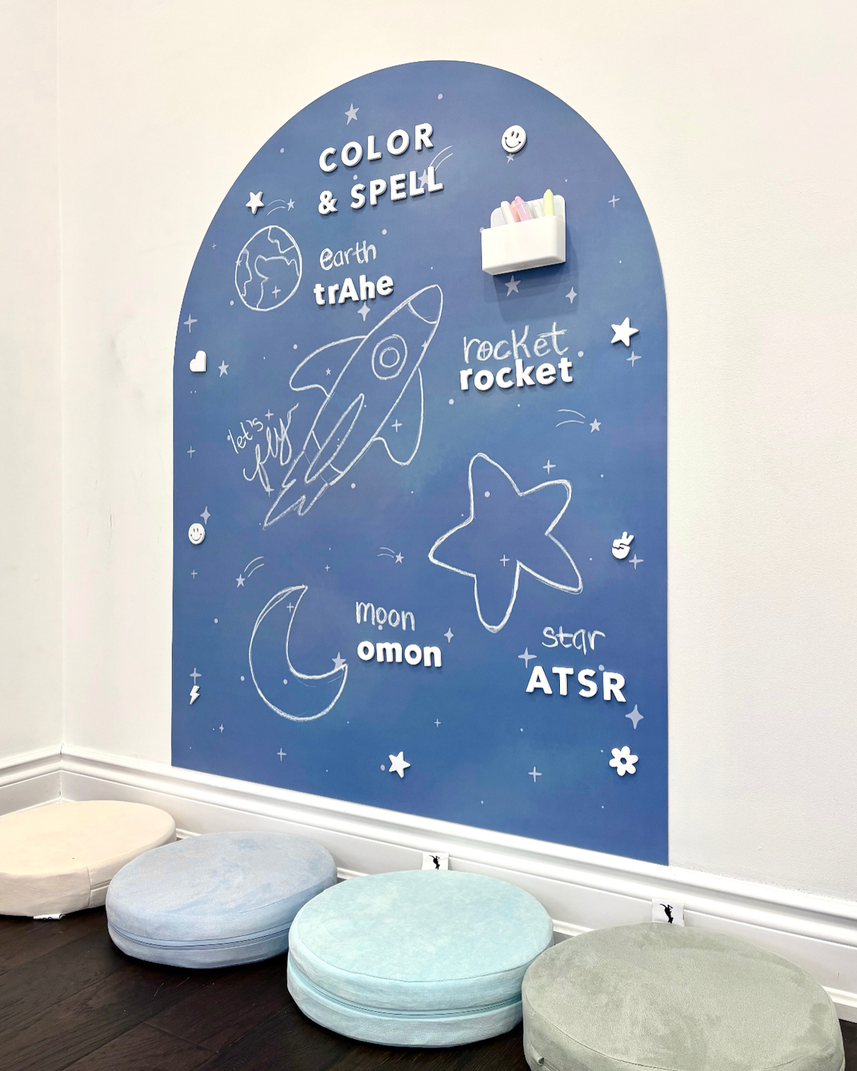 MEGA Magic Playwall - Arch Magnetic Wall Decal for Kids