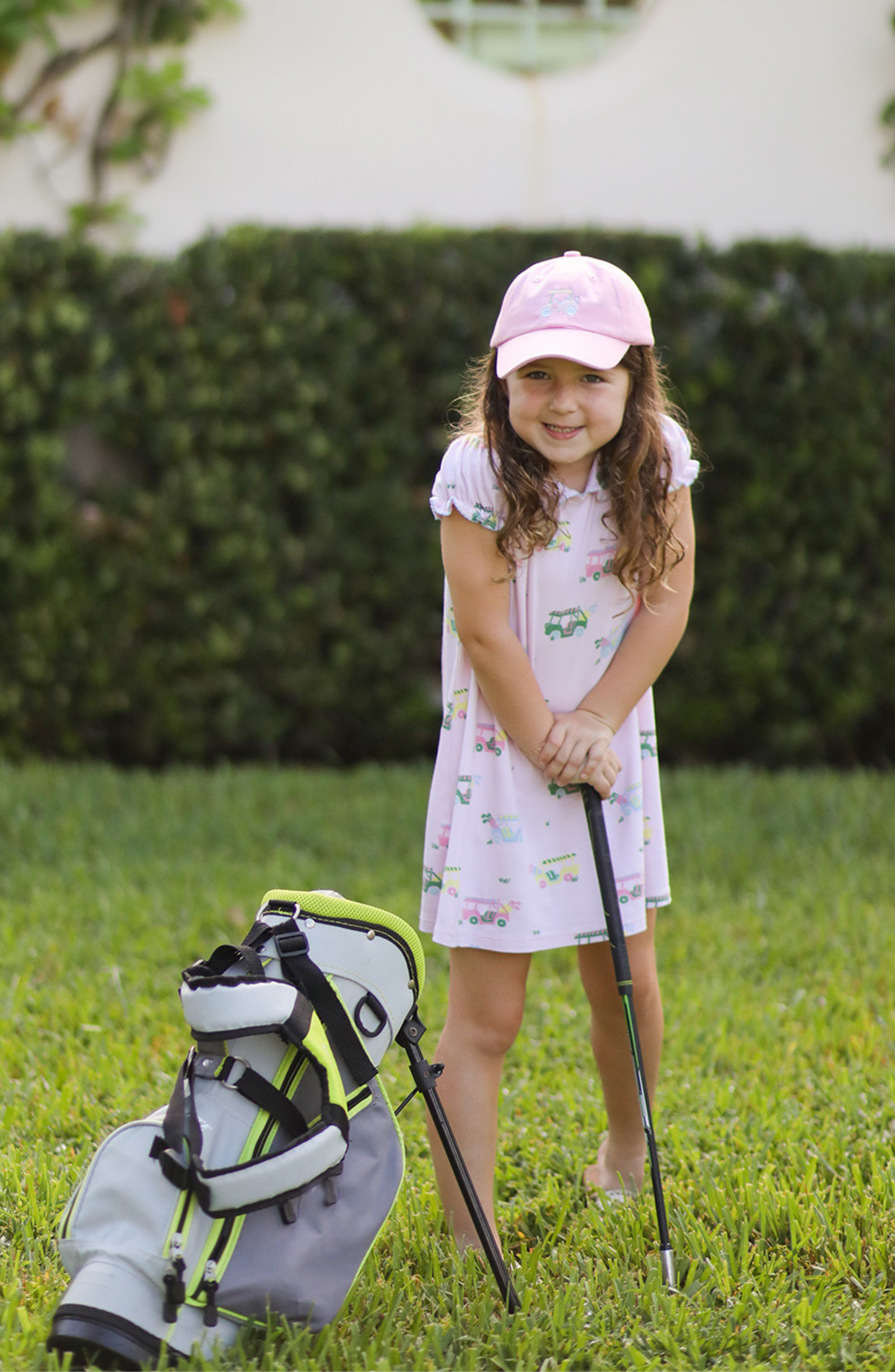Rainbow Golf Cart Baseball Hat