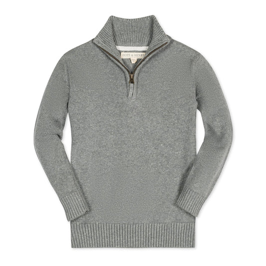 Half Zip Sweater Dark Grey