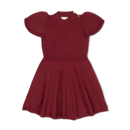 Organic Flutter Sleeve Sweater Dress