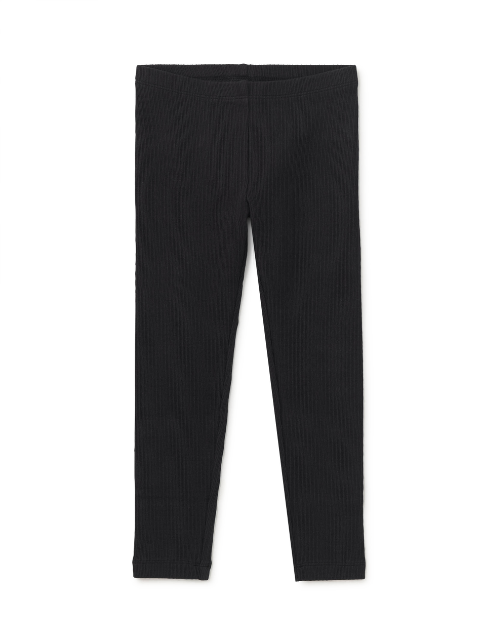 Pointelle Leggings-Black