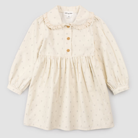 Dress Woven Beige Baby