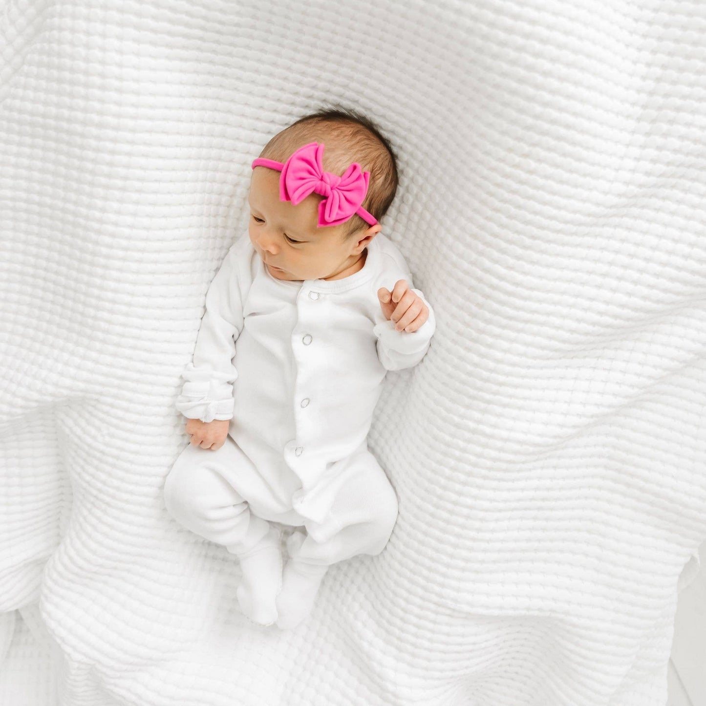 Baby Bling Baby FAB Skinny soft nylon bow headband