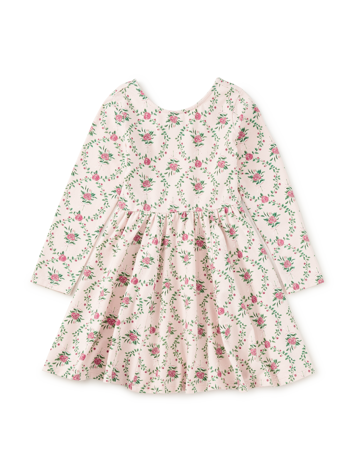 Printed Ballet Dress-wallpaper floral