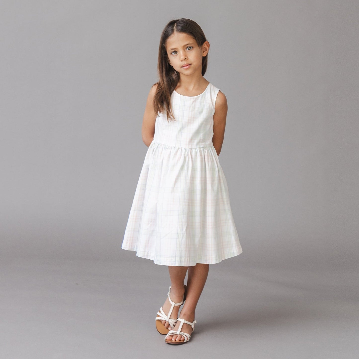 Organic Button Back Party Dress