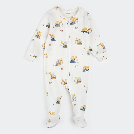 Diggers Print on Off-White Sleeper
