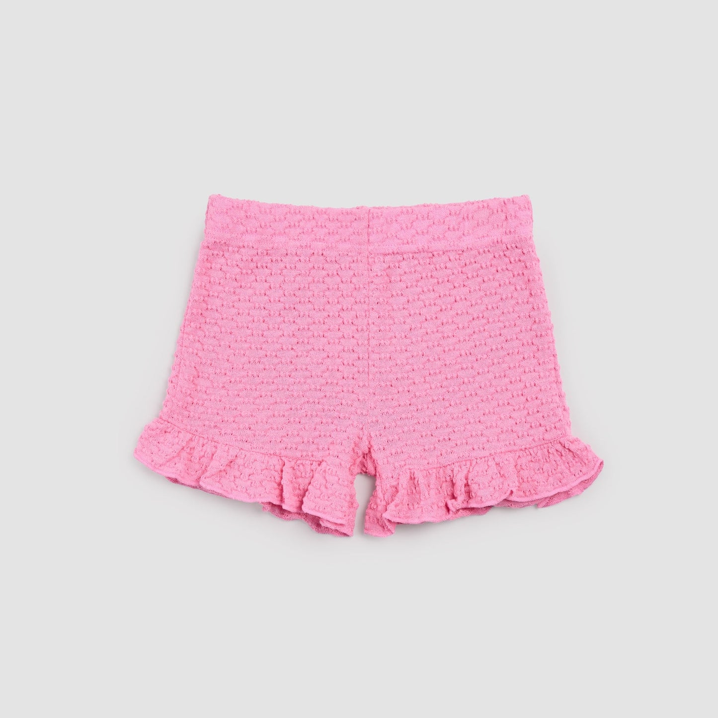 Magenta Ruffled Short